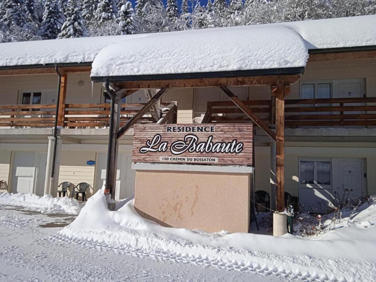 Babaute 7, Studio Typique Au Pied Des Pistes Premanon Exterior photo